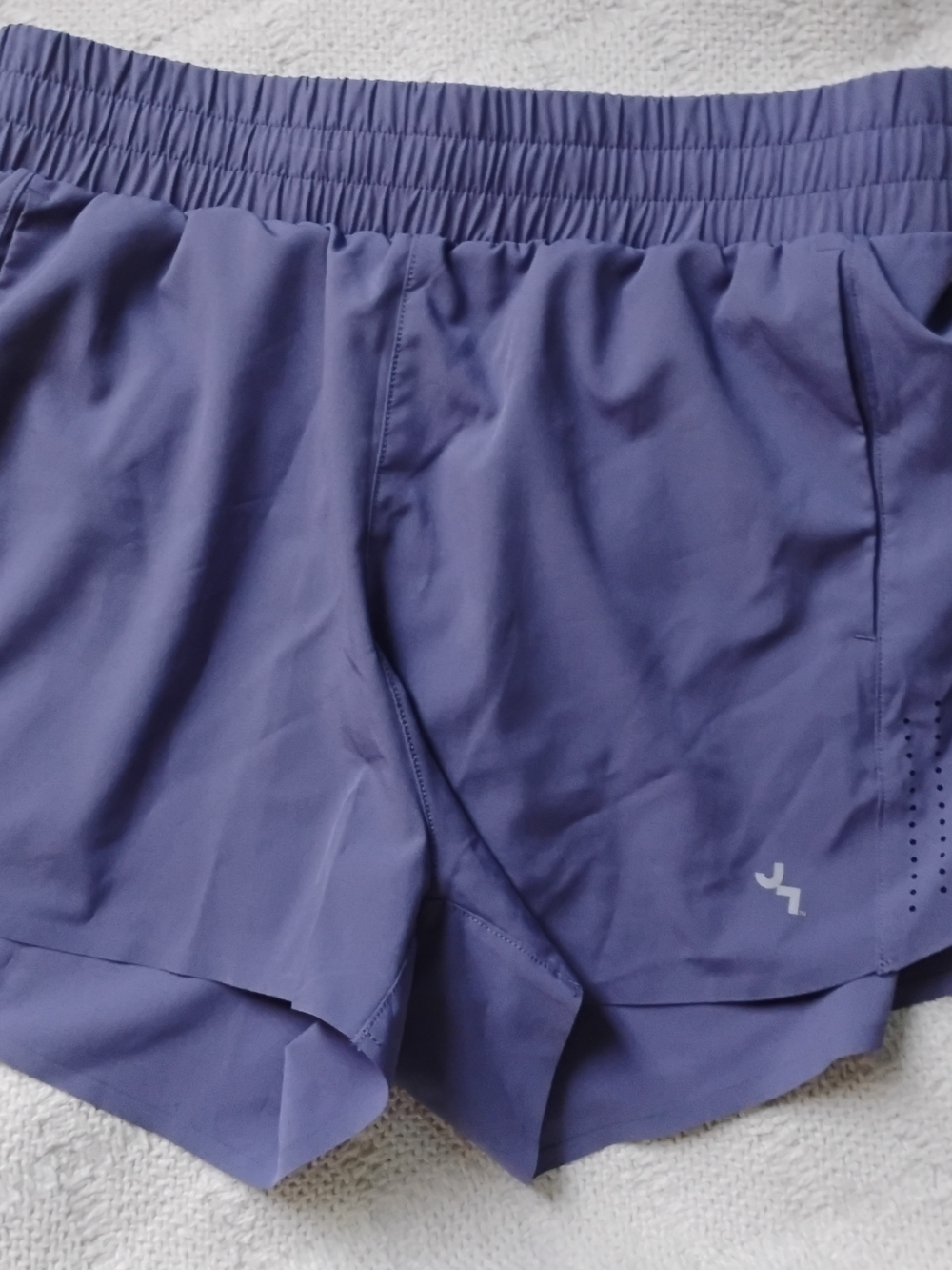 JoyLab Lavender Athletic Shorts with Elastic Waistband